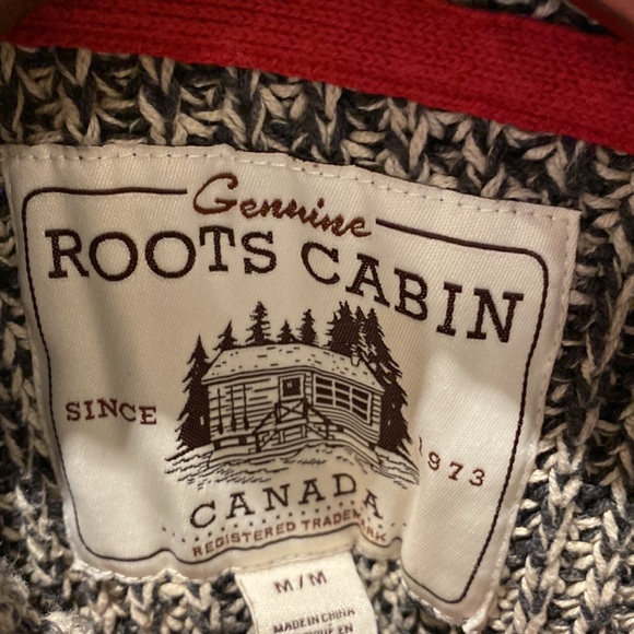 Classic 🇨🇦 Roots Cabin Sweater - M - Picture 2 of 5